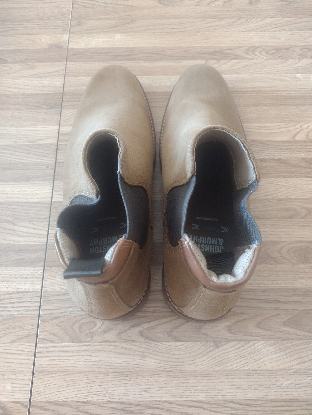 Men's Johnston & Murphy Size 8  XC Durham Waterproof Suede Chelsea Boots - Picture 3 of 10